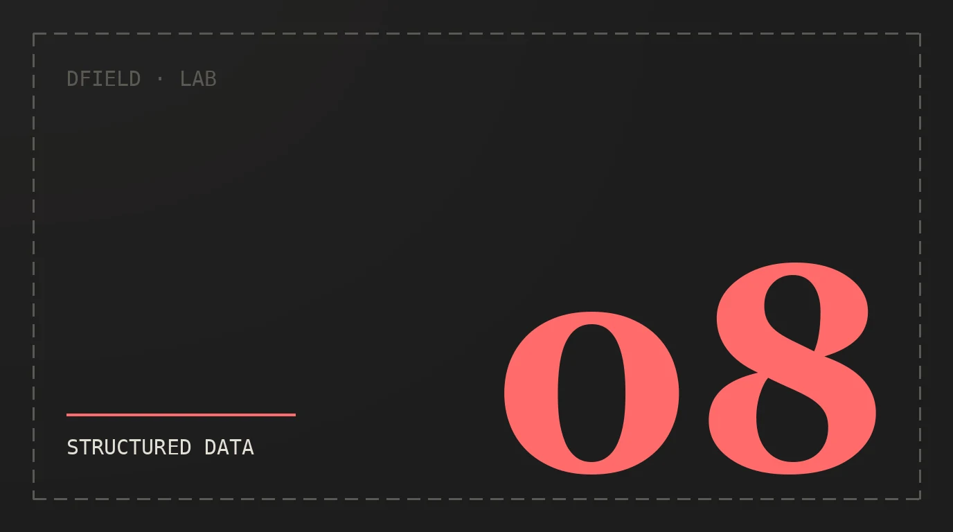 Structured data an answer engine can use