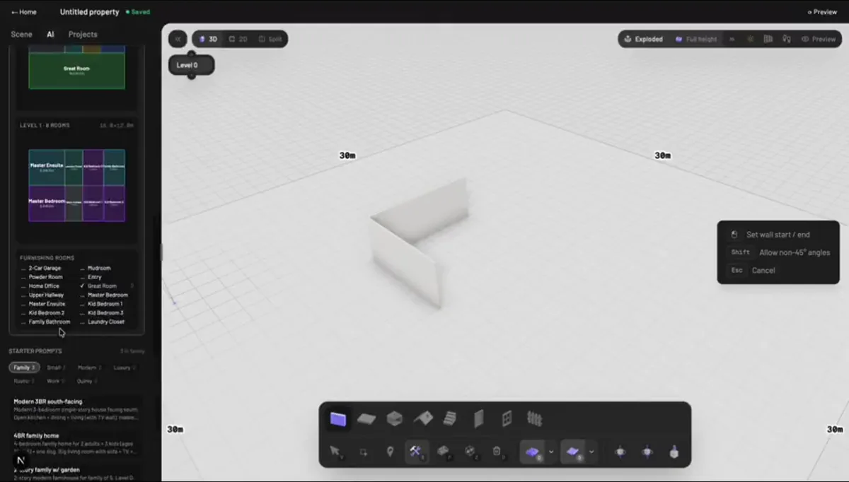 3D AI Property — In use