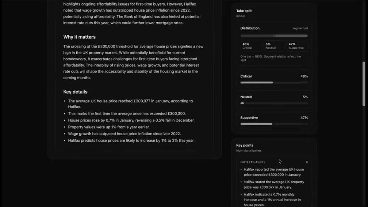 The Truth AI News — Result