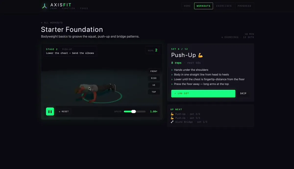 AxisFit — In use