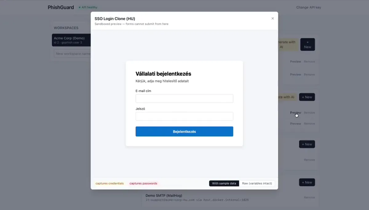 PhisGuard — In use